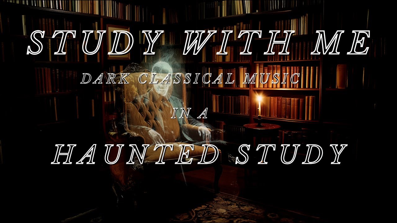 Haunted Study With Me: Haunted Dark Academia Vibes