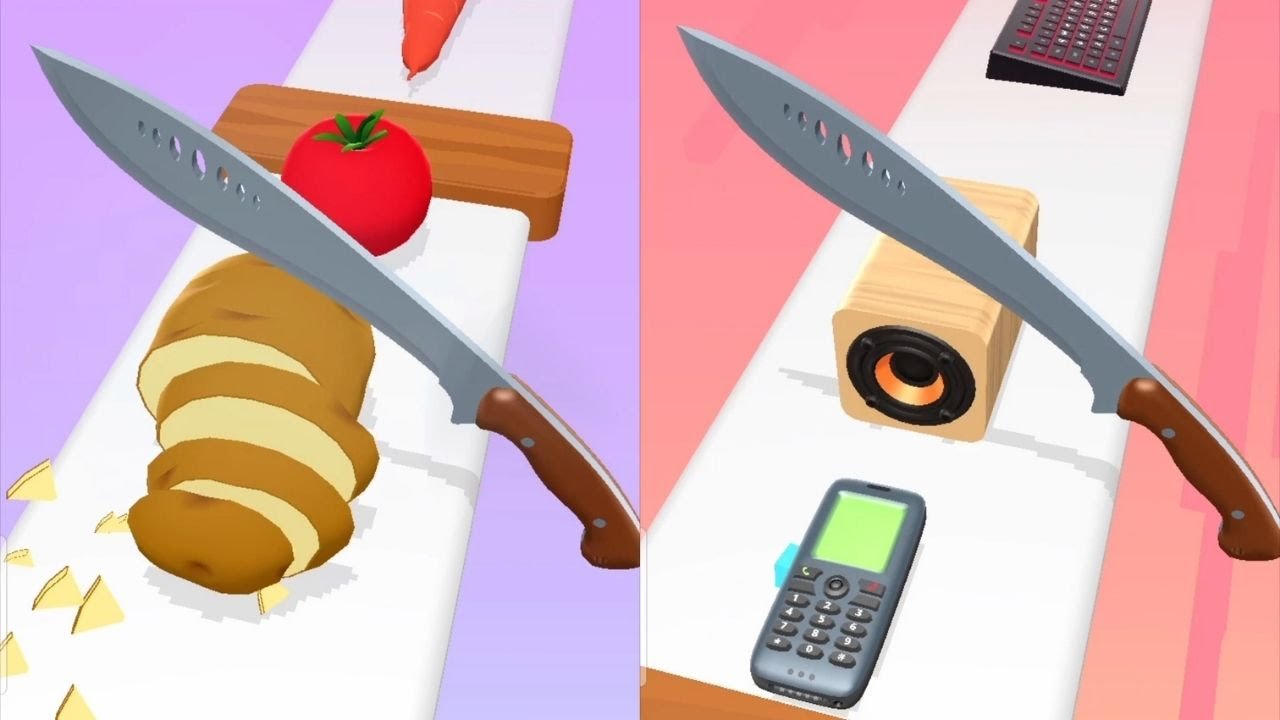 Perfect Slices - Very satisfying and relaxing ASMR slicing game - YouTube