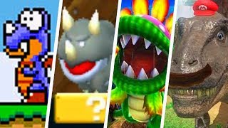 Evolution of Dinosaurs in Super Mario Games (1990 - 2019)