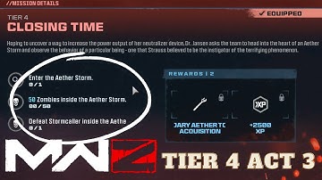 Closing Time (SOLO) Tier 4 Act 3 MWIII Modern Warfare Zombies MWZ