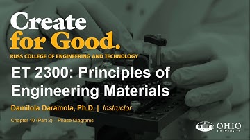 ET 2300 - Phase Diagrams (Part 2 of Chapter 10)