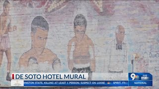 De Soto Hotel Fire: Grandson of boxer on mural feared destruction