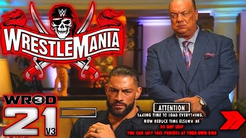 wr3d new 2k22 MOD Release | new taunts| new Moves |  All new Arenas