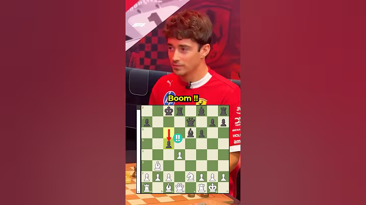 Charles Leclerc affronte un Grand Maître d’échecs 🤯
