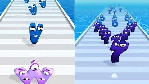 Alphabet Run ABC Letter Go' Number Run Merge 3D Math' Alphabet Monster ABCDWXYZ' New Update