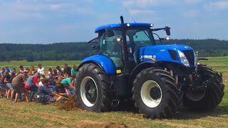 Tug of war Tractors vs Humans