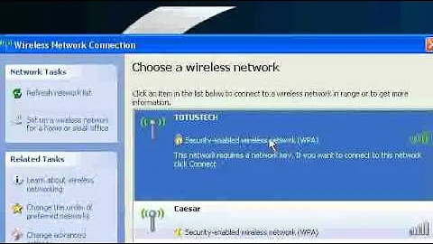 Connect to a Wireless Network (Windows XP)