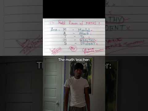 The math teacher