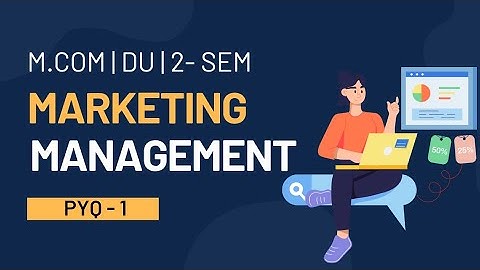 M.Com 2nd Semester | Marketing Management PYQs | Home Examination | Paper-1