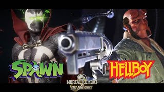 Spawn vs Hellboy - Custom Intros - Mortal Kombat 11 - Injustice 2