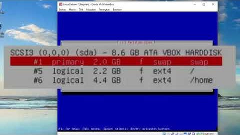 Tutorial Install Debian 7 di VirtualBox