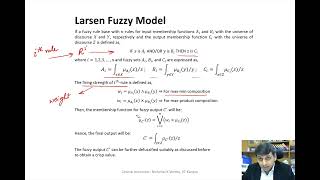 Larsen Fuzzy Model-I #ch19 #swayamprabha