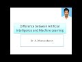 explain the difference between ai and machine learning | @datasciengglectures  | #artificialintelligence