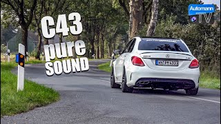 2018 Mercedes-AMG C43 (430hp) - pure SOUND (60FPS)