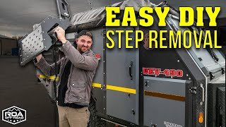 DIY Conqueror UEV490 RV Step Removal | ROA OffRoad (2022)