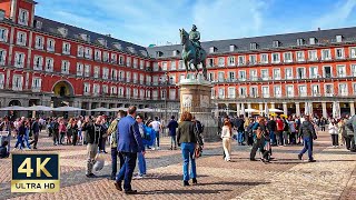 Madrid Spain 4K Spring Walking Tour 2024