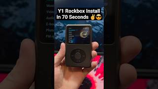 Rockbox on Y1 in 70 Seconds // Modded iPod Alternative #shorts
