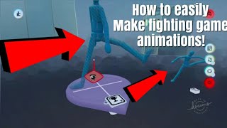 Dreams Ps4 fighting Animation tutorial (Punch, kick, combo) Keyframes tutorial action recorder
