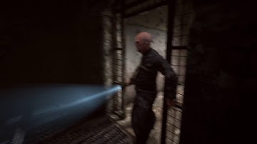Outlast - Glitchy Father Martin on the third floor