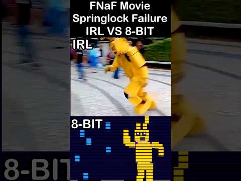 FNaF 3 Ending Be Like: - IRL VS 8-Bit