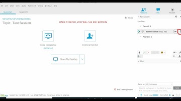 Webex Training Audio Fix