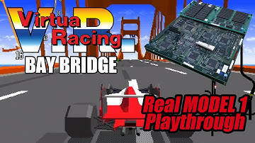 SEGA Virtua Racing - Real MODEL 1 - Bay Bridge Course