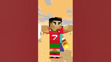 Steve vs CR7...Mining Challenge! ☠️ #shorts