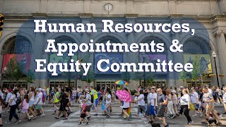 2025 04 01 Human Resources Appointments Equity Committee Meeting