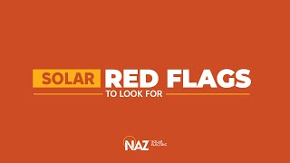 Solar Red Flags to Avoid: 🔍 Buying Solar Watch This First