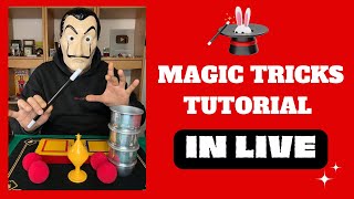 AMAZING MAGIC TRICKS REVEALED IN LIVE 😉🎩🪄 #magic #tricks #magictricksvideos #tutorial