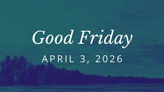 Evening Service • April 3, 2026