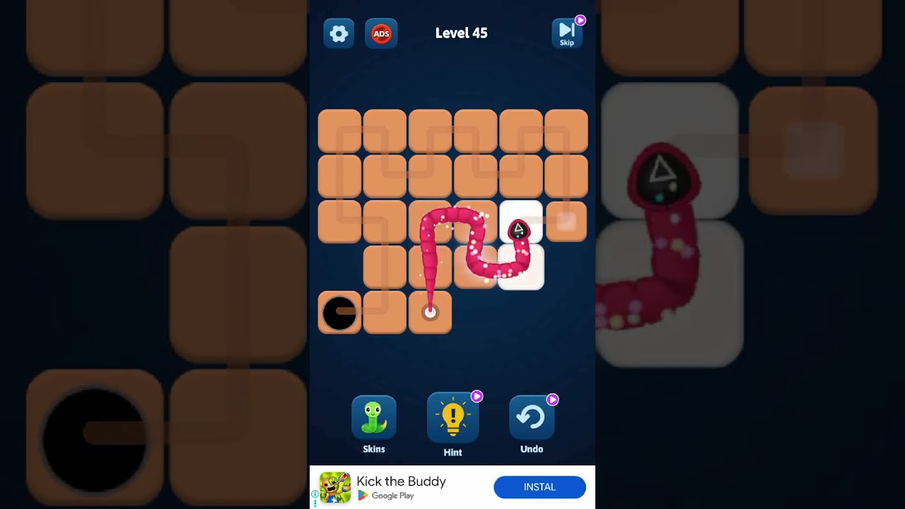 One Line Snake Level 45 Answer 