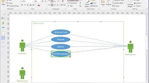 Simple Use Case  Diagram - ATM