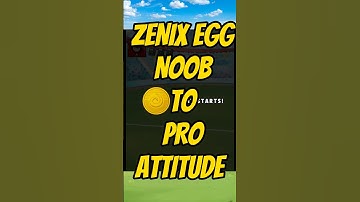 ZENIX Egg Noob To Pro Attitude 😈😎 In Dynamons World #2024