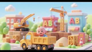 Bau der ABC-Stadt mit Baby Truck 🚚🔤🏗️ | ABC-Lernlied für Kinder
