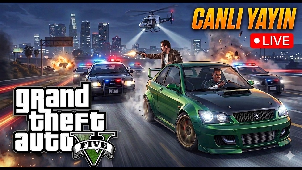 🔴GTA 6 ÇIKANA KADAR GTA 5 OYNUYORUM CANLI YAYIN BÖLÜM 2🔴