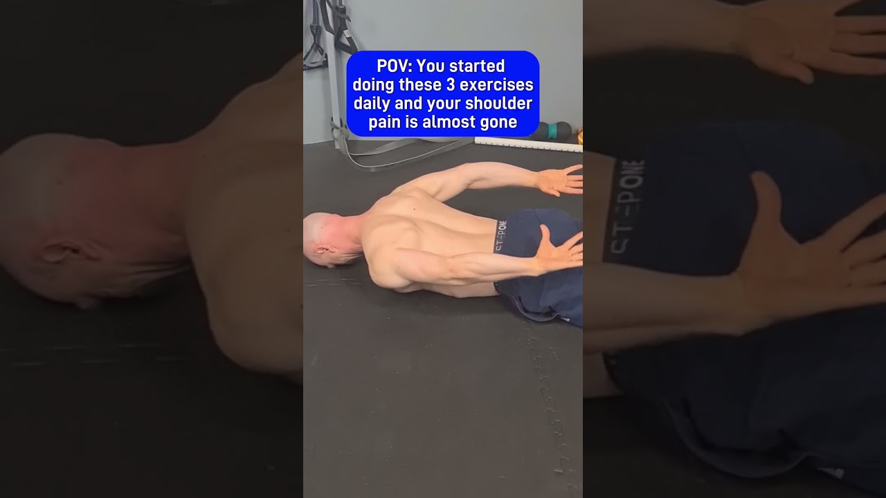 3 Exercises for shoulder pain