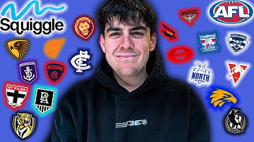 SQUIGGLE AFL LADDER PREDICTIONS (LAST 5 ROUNDS) 2025