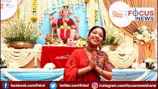 Actress Shweta Tripathis Beautiful Ganpati Darshan Celebrations