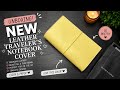 Cloth &amp; Paper Leather Travel Notebook Cover 