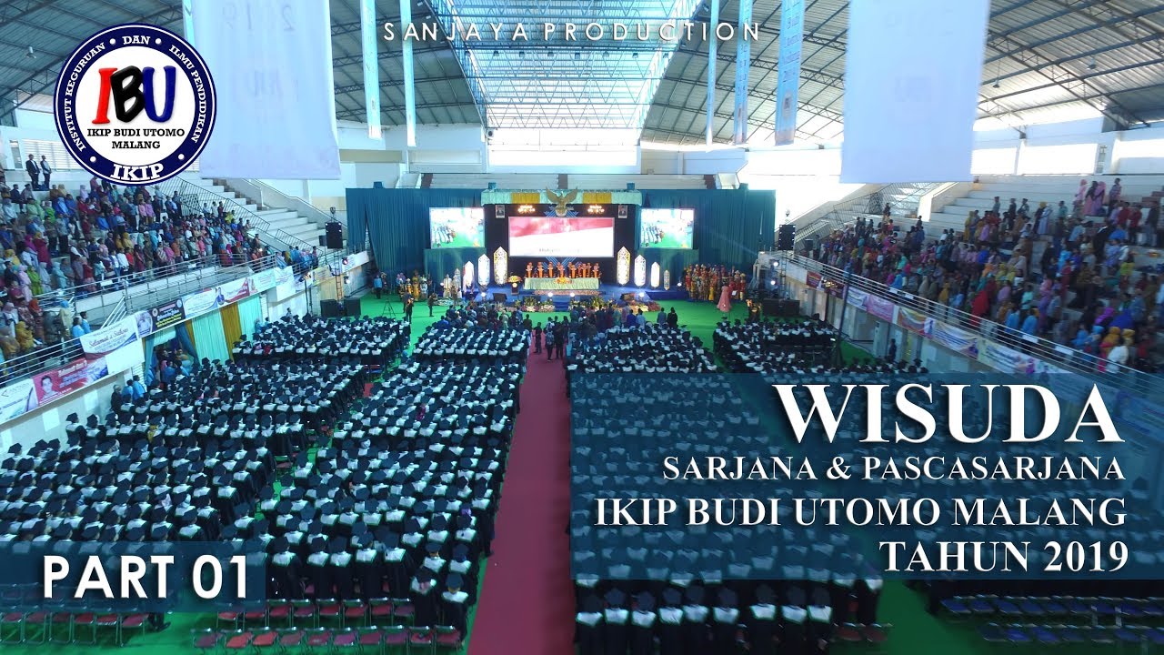 'WISUDA SARJANA & PASCA SARJANA IKIP BUDI UTOMO MALANG TAHUN 2019  PART 01