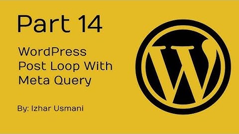 #Part14 - WP Meta Query in Post Loop with Real Example in WordPress Project