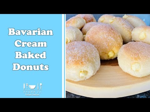 Bavarian Cream Baked Donuts