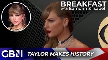 Taylor Swift makes HISTORY at Grammy Awards as she wins best album for Midnights