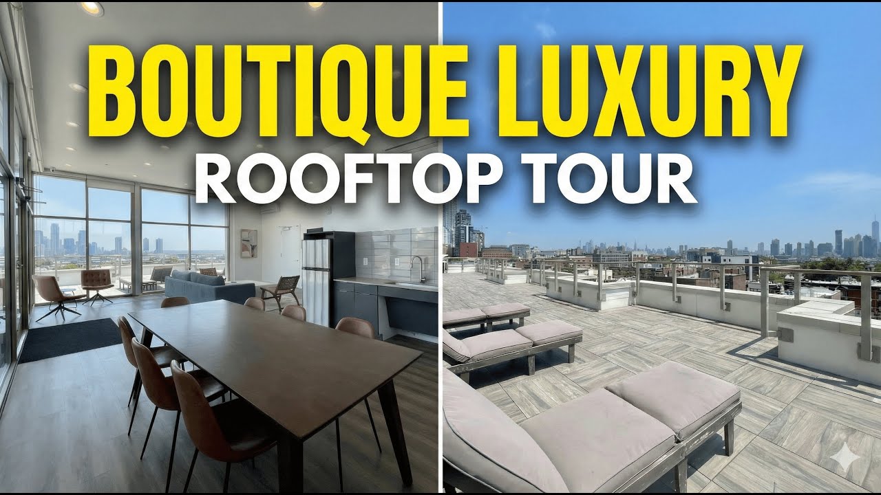 Rooftop Terrace & NYC Views! Inside 75 Jordan (Jersey City)