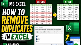 ✅ How to Remove Duplicate Values in Excel | 3 Easy Methods 📊 (Step-by-Step)