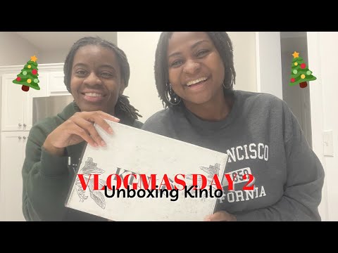 UNBOXING KINLO SKIN PRODUCTS| VLOGMAS DAY 2| 12 DAYS OF VLOGMAS