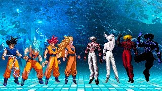 Kof Mugen Super Goku Team Vs Super Orochi Team