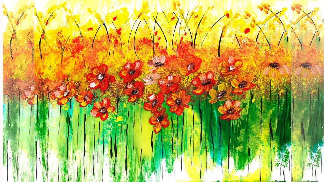 Рисуем интерьерную картину. Как нарисовать картину необычным способом ...