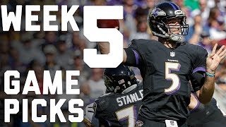 Week 5 Game Picks in Under 3 Minutes ⏱🏈  | NFL Highlights